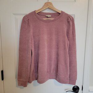 Chenault super soft pullover puff sleeve long sleeve shirt women's size medium